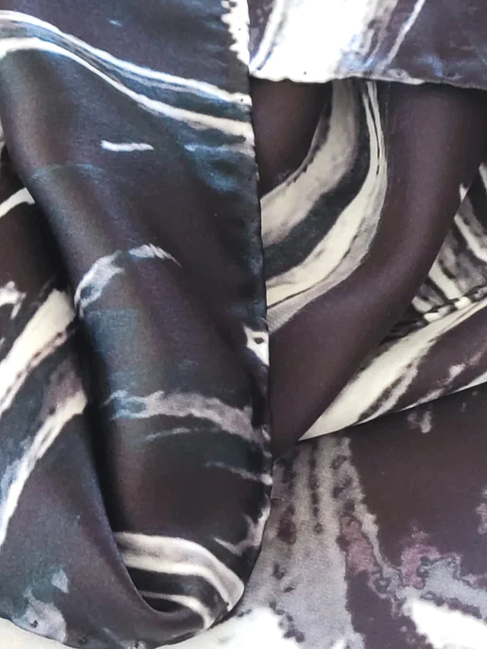 Satin Silk :renowned for its lustrous sheen and smooth texture